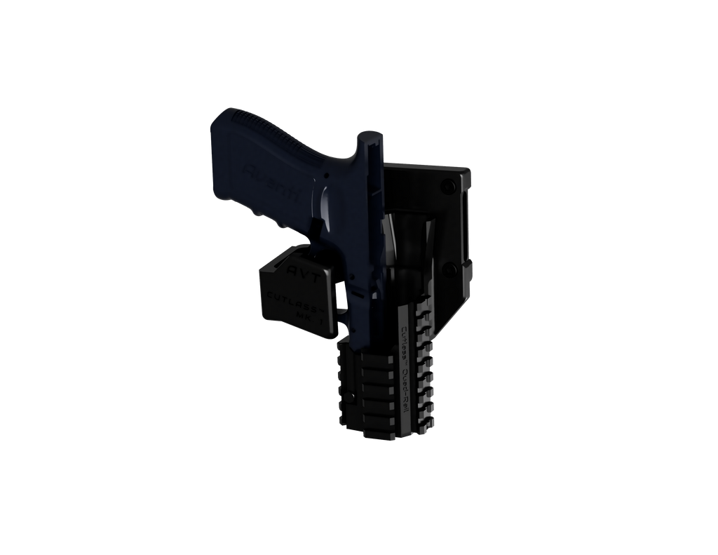 CUTLASS™ Rail-Lock Dual-Purpose Holster (Hip & Vehicle)