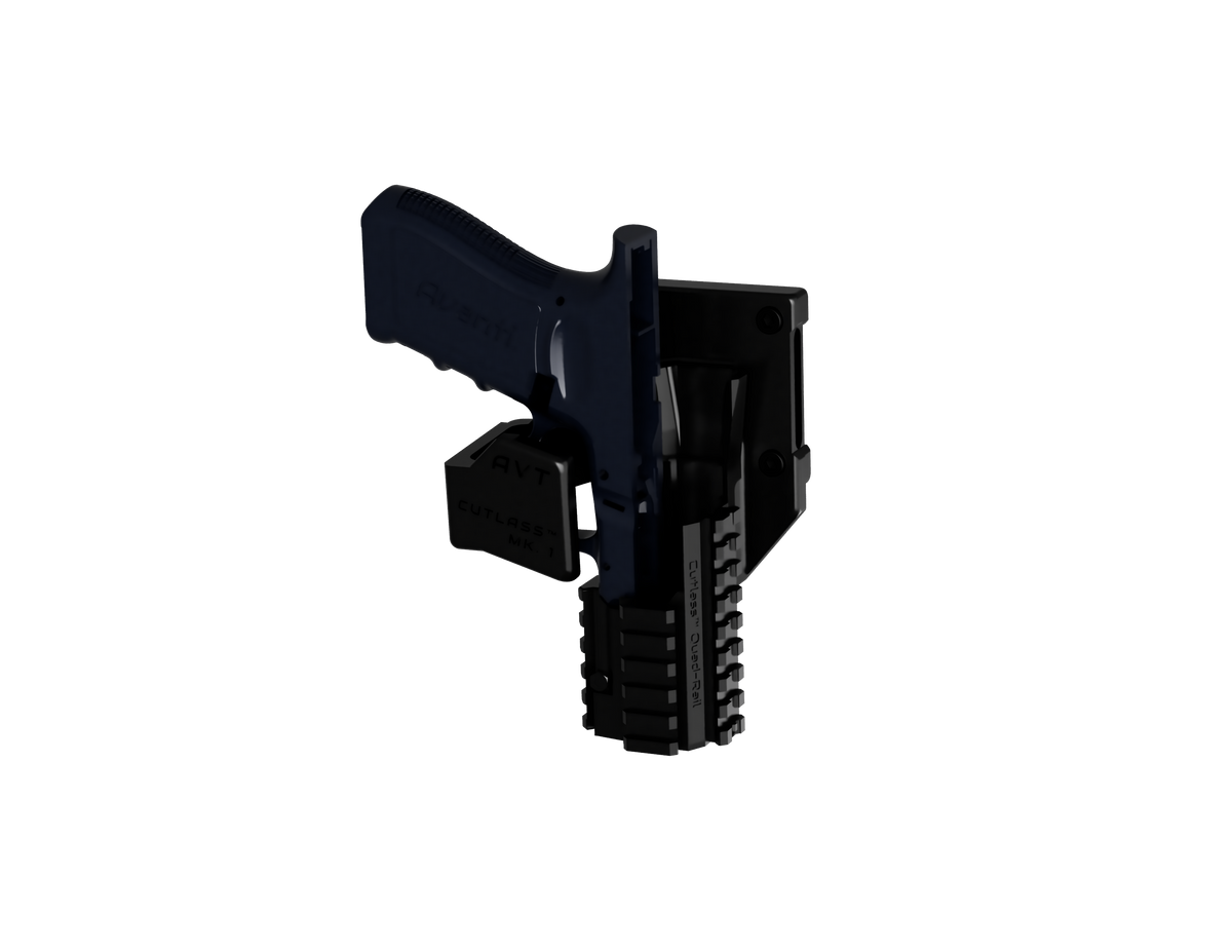 CUTLASS™ Rail-Lock Dual-Purpose Holster (Hip & Vehicle)